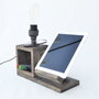 Opviq Pp078 Lámpara de Mesa de Hierro Negro